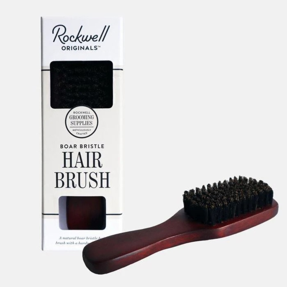 NWT Rockwell Razors Boar Bristle Hair Brush
